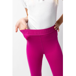 Legging fond intégral avec silicone Madison enfant Horze Rose betterave