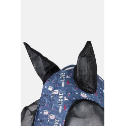 Masque anti-mouches Horze élastique à enfiler Love