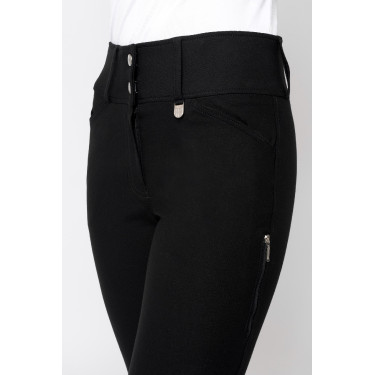 Pantalon d'équitation basanes Grip Horze Grand Prix Pro femme Noir Pantalon d'équitation basanes Grip Horze Grand Prix Pro femme Noir