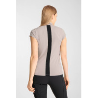 T-shirt d'entraînement B Vertigo Joelle manches courtes femme Inscrutable Beige