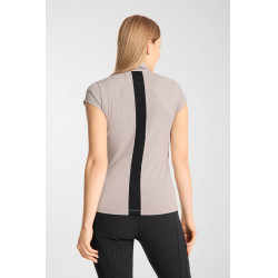 T-shirt d'entraînement B Vertigo Joelle manches courtes femme Inscrutable Beige