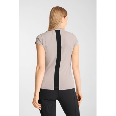 T-shirt d'entraînement B Vertigo Joelle manches courtes femme Inscrutable Beige