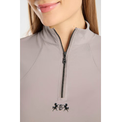 T-shirt d'entraînement B Vertigo Joelle manches courtes femme Inscrutable Beige