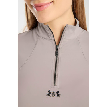 T-shirt d'entraînement B Vertigo Joelle manches courtes femme Inscrutable Beige