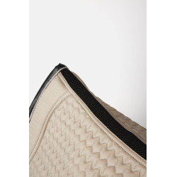 Tapis de selle en velours B Vertigo Velvet Inscrutable Beige