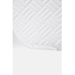 Tapis de selle mixte Horze Aachen Blanc / bleu turquoise