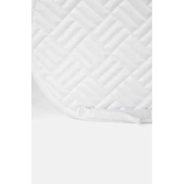 Tapis de selle mixte Horze Aachen Blanc / bleu turquoise