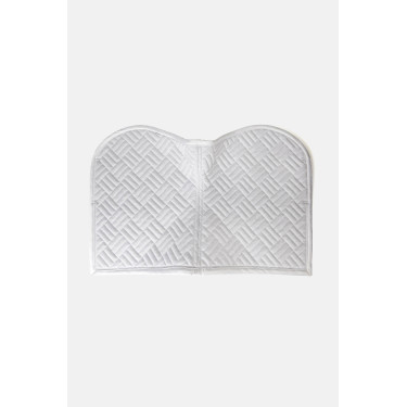 Tapis de selle mixte Horze Aachen Blanc / bleu turquoise