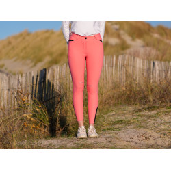 Pantalon Le Sabotier Victorine femme Corail Rouge