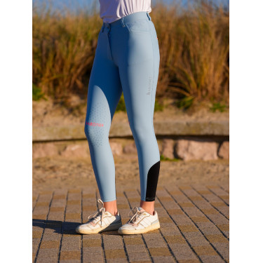 Pantalon Le Sabotier Athina femme Bleu glacier