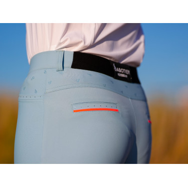 Pantalon Le Sabotier Athina femme Bleu glacier