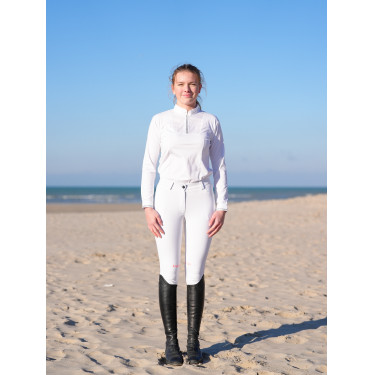 Pantalon Le Sabotier Athina femme Blanc