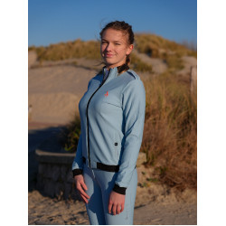 Sweat technique Le Sabotier Lucette femme Bleu glacier