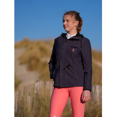 Parka technique déperlante Le Sabotier Huguette femme Encre Noir