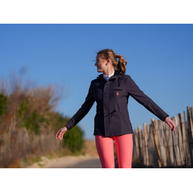 Parka technique déperlante Le Sabotier Huguette femme Encre Noir
