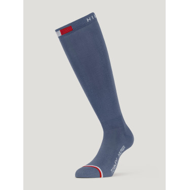 Chaussettes Tommy Hilfiger Equestrian Newburgh Indigo délavé Bleu Chaussettes Tommy Hilfiger Equestrian Newburgh Indigo délavé Bleu