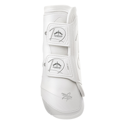 Guêtres de dressage Veredus Absolute Easy Strap postérieurs Blanc