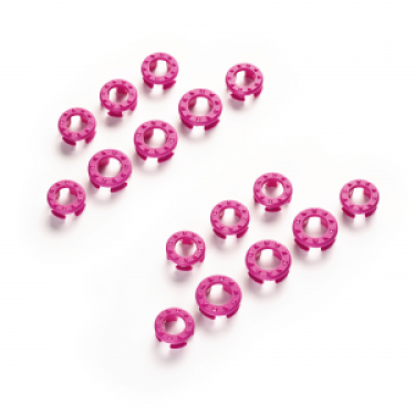 Inserts grip caoutchouc Veredus étriers Steel1 Vita Rose Inserts grip caoutchouc Veredus étriers Steel1 Vita Rose