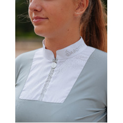 Polo manches longues Le Sabotier Ysance femme Gris