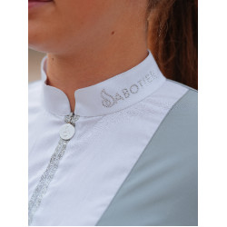 Polo manches longues Le Sabotier Ysance femme Gris