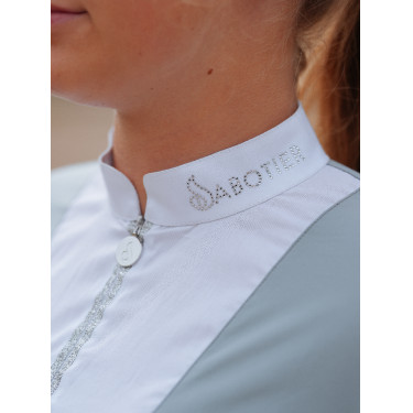 Polo manches longues Le Sabotier Ysance femme Gris