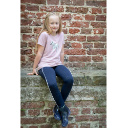 T-Shirt HKM Sparkle Vieux rose