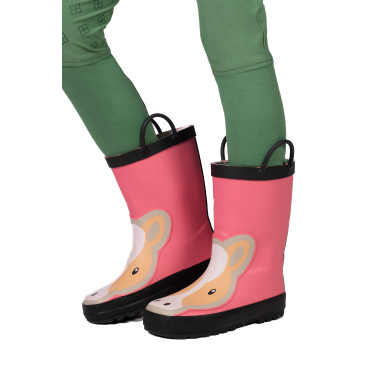 Bottes en caoutchouc HKM Maui enfant Rose