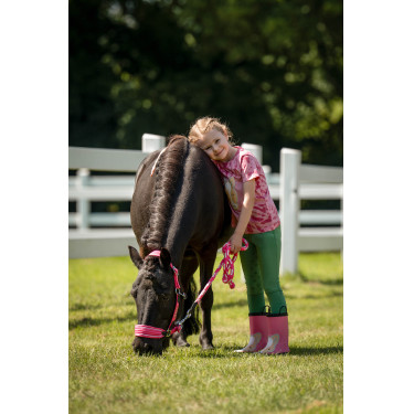 Bottes en caoutchouc HKM Maui enfant Rose