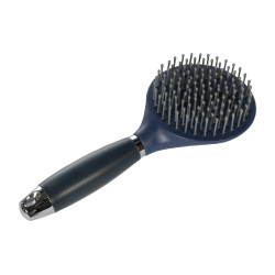 Brosse crinière et queue HKM Gel Bleu foncé / noir