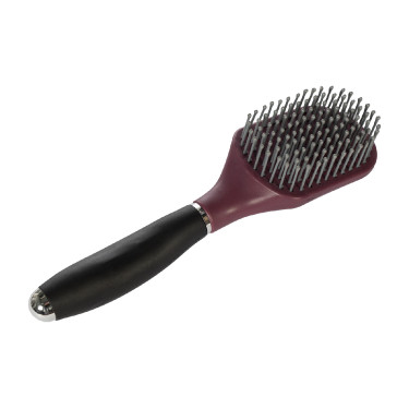Brosse crinière et queue HKM Soft Bordeaux / noir