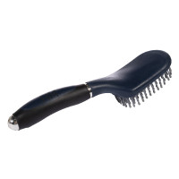 Brosse crinière et queue HKM Soft Bleu foncé / noir