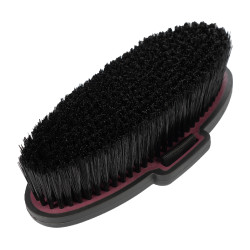 Brosse douce HKM Soft Bordeaux / noir Brosse douce HKM Soft Bordeaux / noir