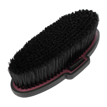 Brosse douce HKM Soft Bordeaux / noir Brosse douce HKM Soft Bordeaux / noir