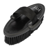 Brosse douce HKM Soft Bordeaux / noir