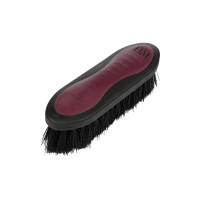 Brosse dure HKM Soft Bordeaux / noir