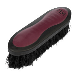 Brosse dure HKM Soft Bordeaux / noir