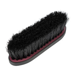 Brosse dure HKM Soft Bordeaux / noir