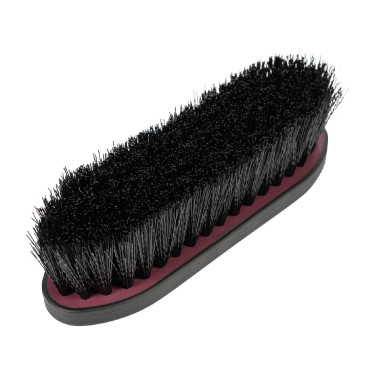 Brosse dure HKM Soft Bordeaux / noir