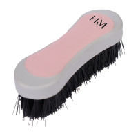 Brosse HKM Soft Rose clair / gris clair