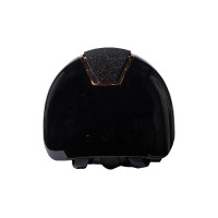 Casque HKM Lady Shield brillant Noir / argenté
