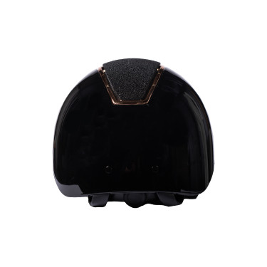 Casque HKM Lady Shield brillant Noir / rosegold