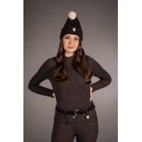 Ceinture en cuir Lauria Garrelli Arezzo Marron foncé