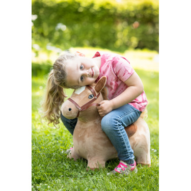 Cheval sauteur HKM enfant Marron clair