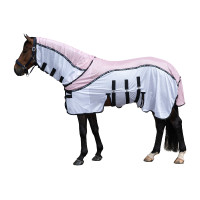 Couverture anti-mouches HKM Light Rose / blanc Couverture anti-mouches HKM Light Rose / blanc
