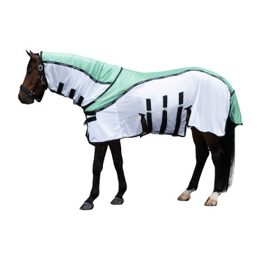 Couverture anti-mouches HKM Light Vert / blanc