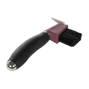 Cure-pied HKM Soft Bordeaux / noir