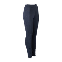 Legging d'hiver HKM Maja fond intégral en silicone Bleu profond