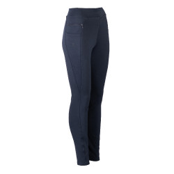 Legging d'hiver HKM Maja fond intégral en silicone Bleu profond