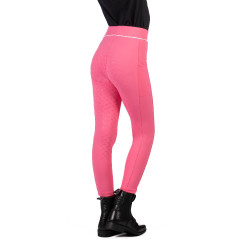 Legging HKM Maui fond intégral en silicone enfant Rose Legging HKM Maui fond intégral en silicone enfant Rose