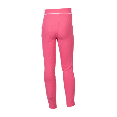 Legging HKM Maui fond intégral en silicone enfant Rose Legging HKM Maui fond intégral en silicone enfant Rose